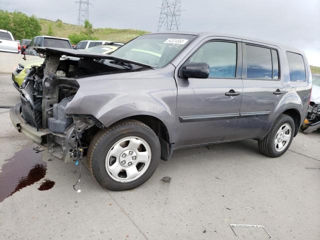 HONDA PILOT LX 2014 with VIN 5FNYF4H28EB011979 - Photo from auction