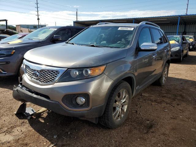 KIA SORENTO EX 2011 with VIN 5XYKUDA22BG101400 - Photo from auction