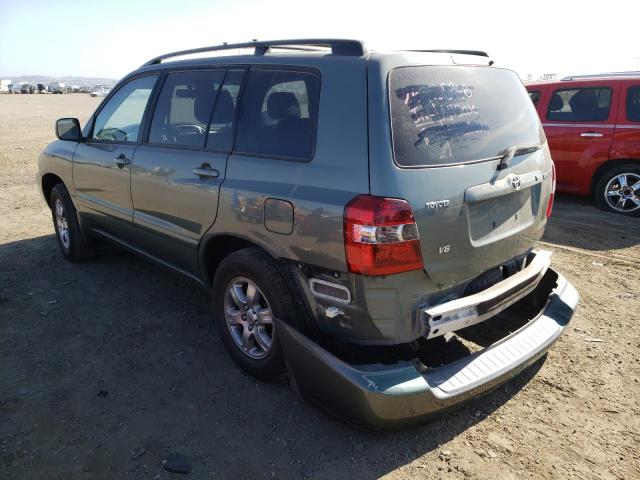 Photo 2 from auction – 2005 TOYOTA HIGHLANDER with VIN JTEGP21AX50044233