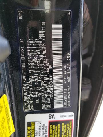 Photo 14 from auction – 2013 TOYOTA VENZA LE with VIN 4T3BA3BB3DU043433