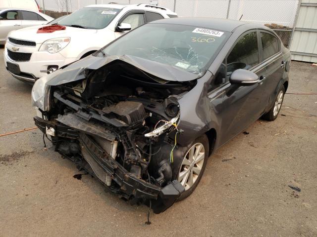 KIA RIO EX 2013 with VIN KNADN4A35D6311250 - Photo from auction