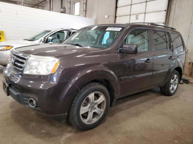 HONDA PILOT EXL 2012 with VIN 5FNYF4H62CB002971 - Photo from auction