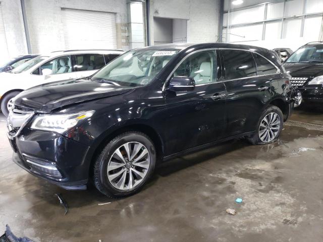 ACURA MDX TECHNO 2016 with VIN 5FRYD4H45GB062624 - Photo from auction