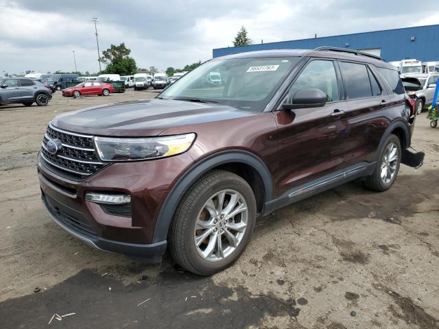 FORD EXPLORER X 2020 with VIN 1FMSK8DH7LGC44432 - Photo from auction
