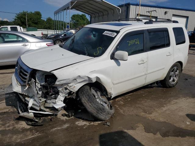HONDA PILOT EXLN 2014 with VIN 5FNYF4H79EB037311 - Photo from auction
