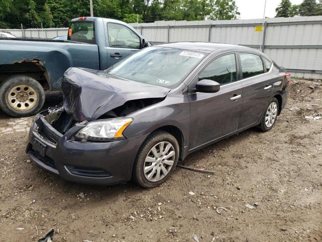 NISSAN SENTRA S 2014 with VIN 1N4AB7AP1EN850805 - Photo from auction