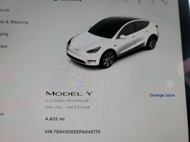 Photo 9 from auction – 2023 TESLA MODEL Y with VIN 7SAYGDEE5PA042170