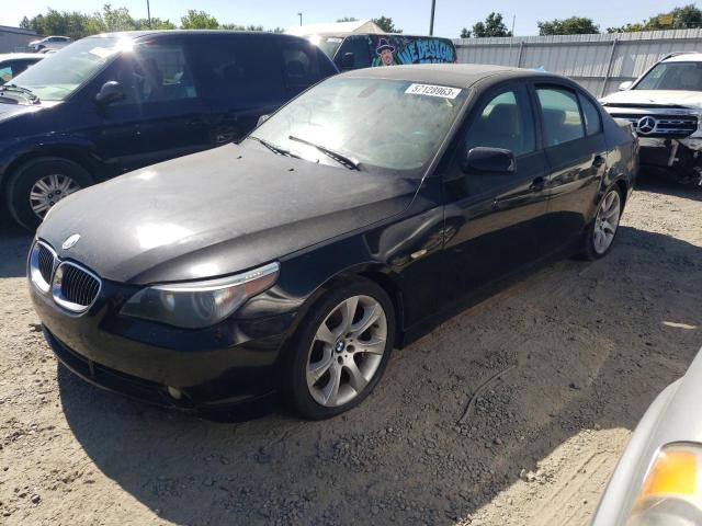 BMW 545 I 2004 with VIN WBANB33544B111439 - Photo from auction