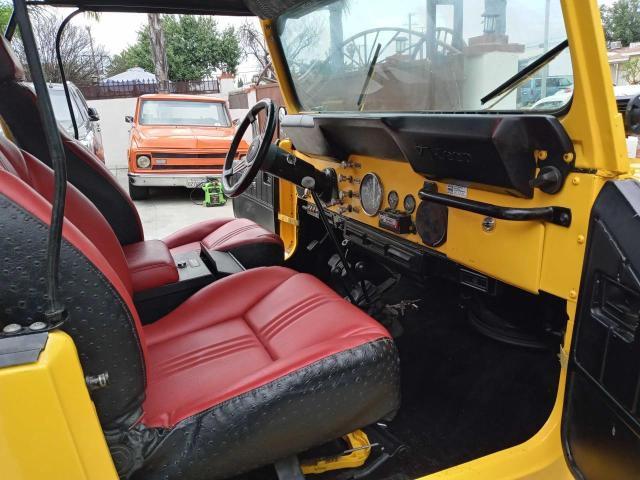 Photo 9 from auction – 1985 JEEP JEEP CJ7 with VIN 1JCCM87E6FT070786