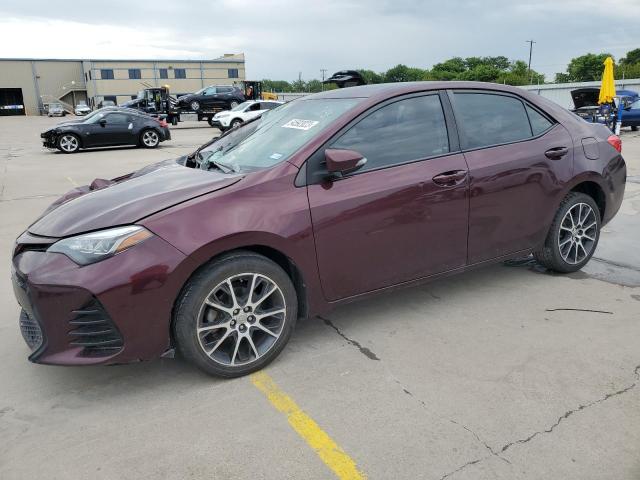 TOYOTA COROLLA L 2017 with VIN 5YFBURHE8HP599796 - Photo from auction