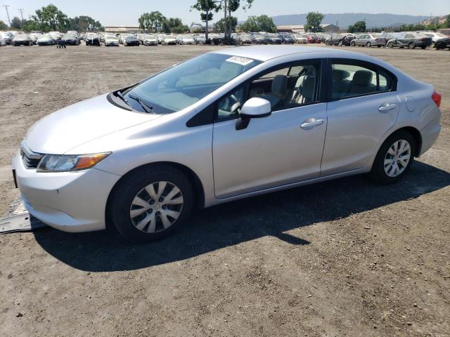 HONDA CIVIC LX 2012 with VIN 19XFB2F50CE386949 - Photo from auction