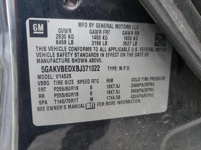 Photo 14 from auction – 2011 BUICK ENCLAVE CX with VIN 5GAKVBEDXBJ371022