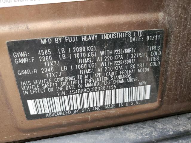 صورة رقم 14 من المزاد - 2011 SUBARU OUTBACK 2. مع VIN 4S4BRBCC5B3387495