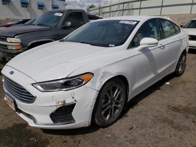 FORD FUSION SEL 2020 with VIN 3FA6P0CDXLR217635 - Photo from auction