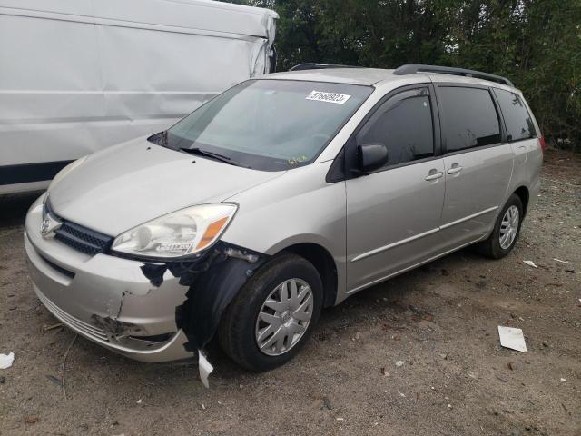 TOYOTA SIENNA CE 2005 with VIN 5TDZA23C45S345932 - Photo from auction