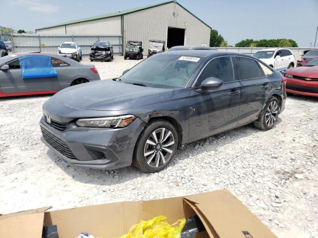 HONDA CIVIC EX 2022 with VIN JHMFE1F71NX003783 - Photo from auction