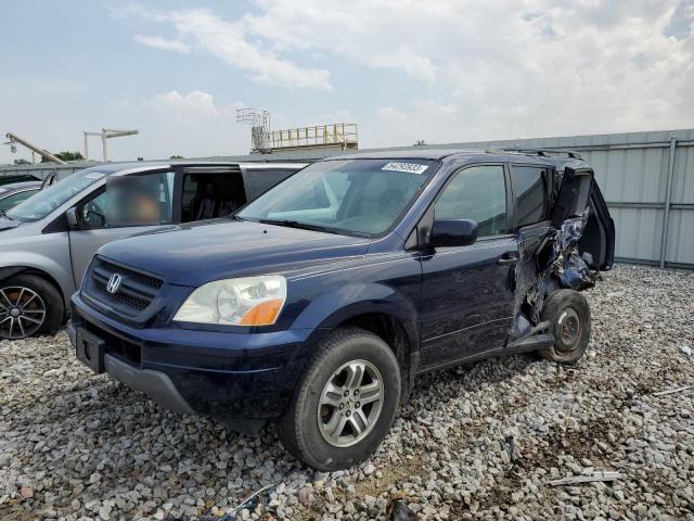 HONDA PILOT EXL 2004 with VIN 2HKYF185X4H562164 - Photo from auction