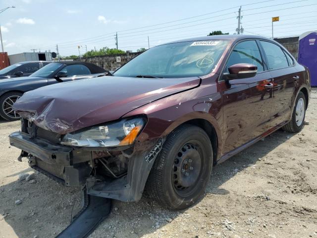 VOLKSWAGEN PASSAT S 2013 with VIN 1VWAP7A34DC048202 - Photo from auction