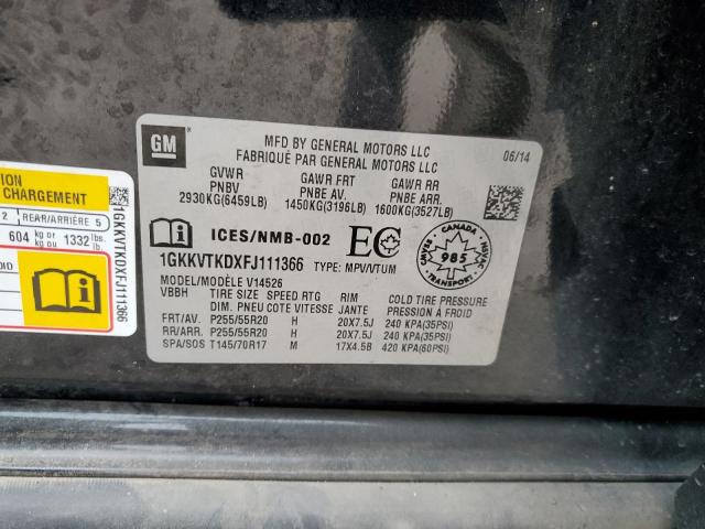 Photo 14 from auction – 2015 GMC ACADIA DEN with VIN 1GKKVTKDXFJ111366