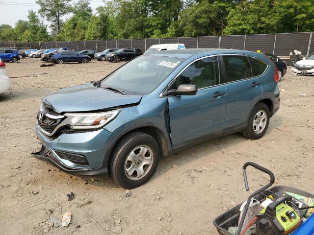 HONDA CR-V LX 2015 with VIN 5J6RM4H3XFL098635 - Photo from auction