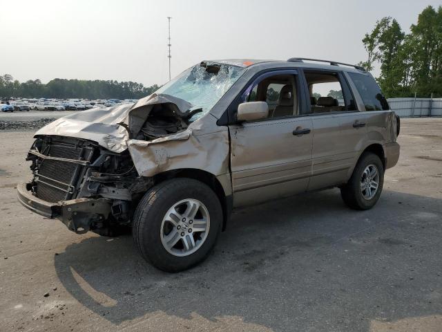 HONDA PILOT EXL 2004 with VIN 2HKYF18724H577484 - Photo from auction