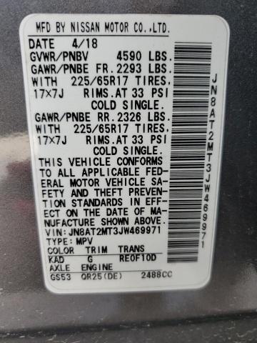 Photo 14 from auction – 2018 NISSAN ROGUE S with VIN JN8AT2MT3JW469971