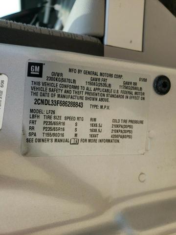 Photo 14 from auction – 2008 CHEVROLET EQUINOX LT with VIN 2CNDL33F686288843