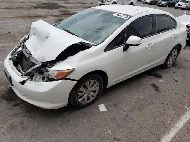 HONDA CIVIC LX 2012 with VIN 2HGFB2F55CH304333 - Photo from auction