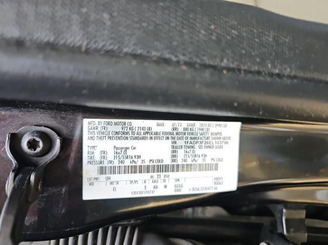 Photo 10 from auction – 2014 FORD FOCUS SE with VIN 1FADP3F26EL103796