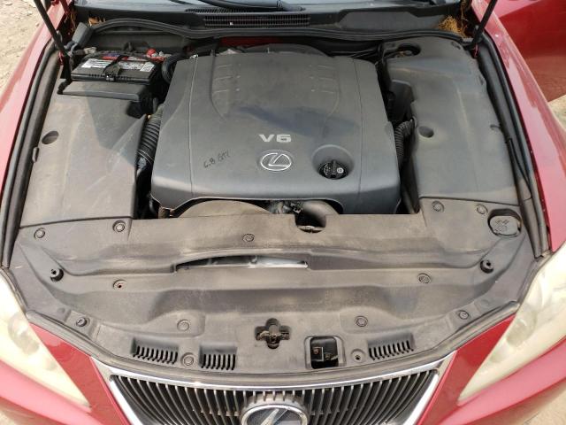 Photo 11 from auction – 2007 LEXUS IS 250 with VIN JTHCK262875010251
