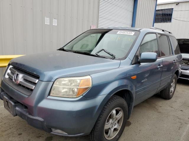 HONDA PILOT EX 2006 with VIN 5FNYF28436B019219 - Photo from auction