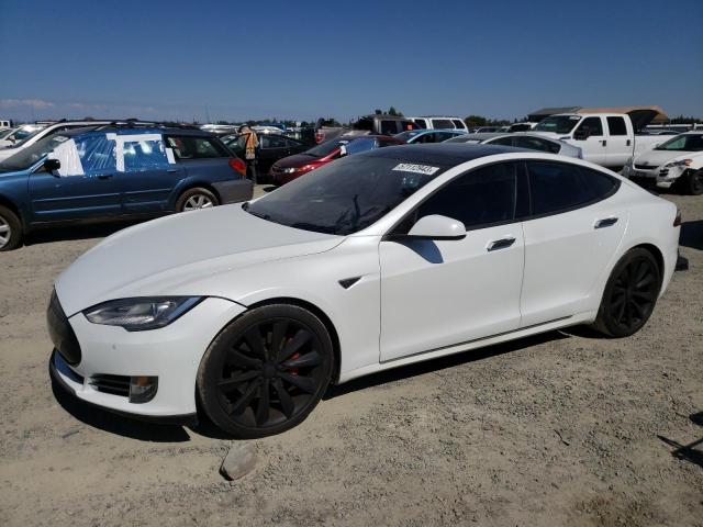 TESLA MODEL S 2014 with VIN 5YJSA1H12EFP63915 - Photo from auction