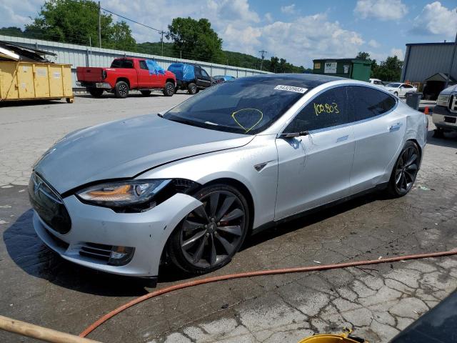 TESLA MODEL S 2014 with VIN 5YJSA1H19EFP36257 - Photo from auction