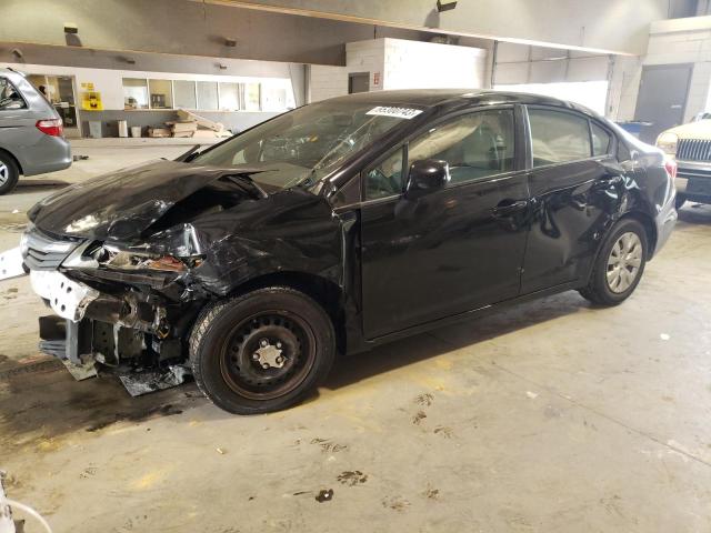 HONDA CIVIC LX 2012 with VIN 19XFB2F55CE083861 - Photo from auction