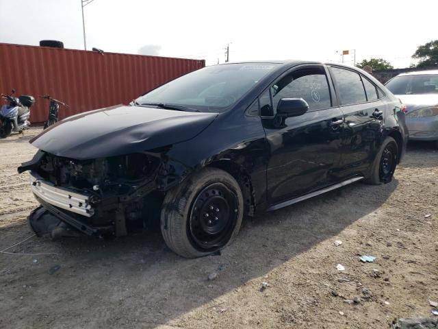TOYOTA COROLLA LE 2022 with VIN 5YFEPMAE8NP370550 - Photo from auction
