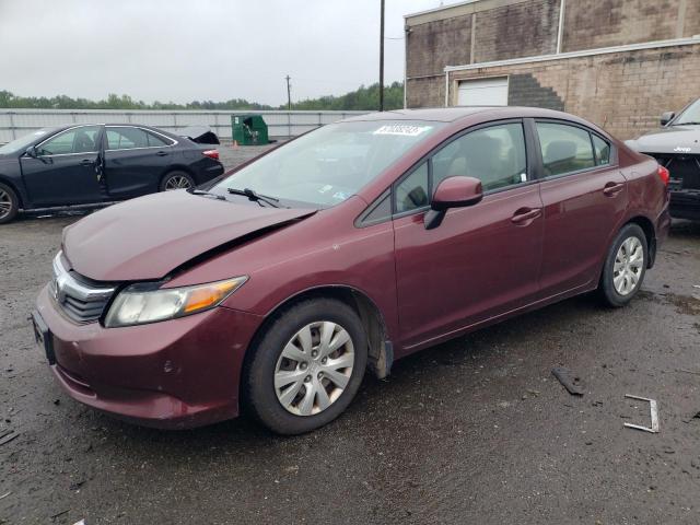 HONDA CIVIC LX 2012 with VIN 2HGFB2F54CH547745 - Photo from auction