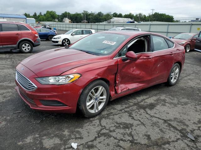 FORD FUSION SE 2018 with VIN 3FA6P0HD7JR199911 - Photo from auction