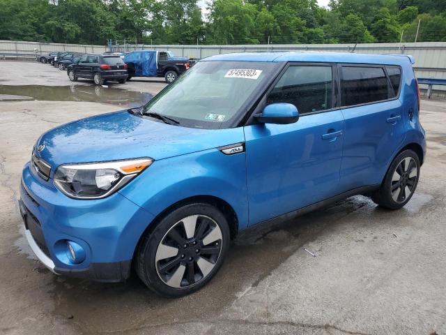 KIA SOUL + 2018 with VIN KNDJP3A52J7551180 - Photo from auction