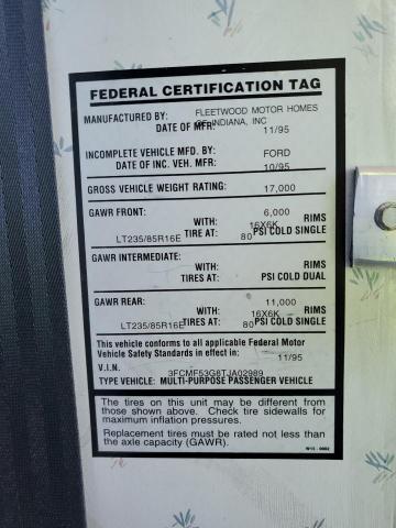 Photo 10 from auction – 1996 FLEE MOBILE HOM with VIN 3FCMF53G8TJA02989