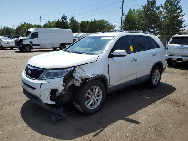 KIA SORENTO LX 2014 with VIN 5XYKTDA64FG566482 - Photo from auction