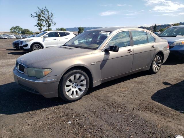 BMW 745 LI 2004 with VIN WBAGN63574DS52818 - Photo from auction