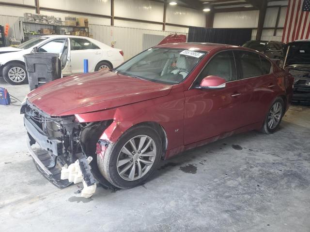 INFINITI Q50 BASE 2014 with VIN JN1BV7APXEM691703 - Photo from auction