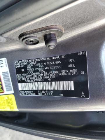 Photo 14 from auction – 2015 TOYOTA SIENNA LE with VIN 5TDKK3DC8FS628631