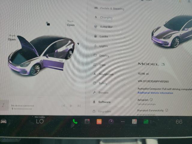 Photo 9 from auction – 2023 TESLA MODEL 3 with VIN 5YJ3E1EA8PF451260