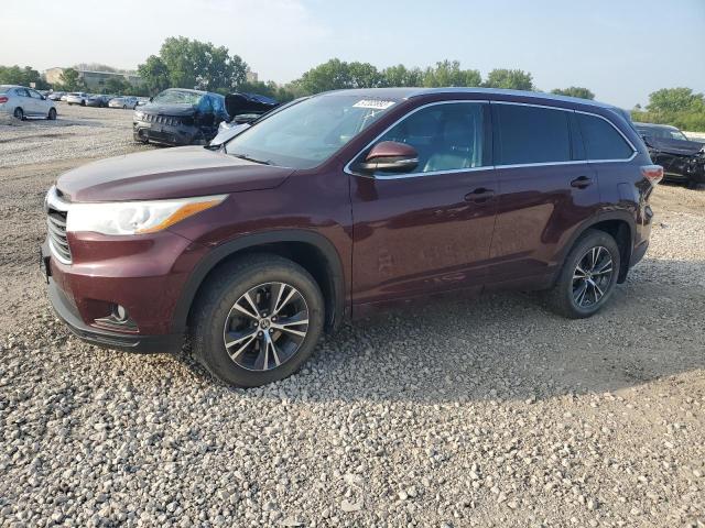 TOYOTA HIGHLANDER 2016 con VIN 5TDJKRFH6GS340096 - Foto de la subasta