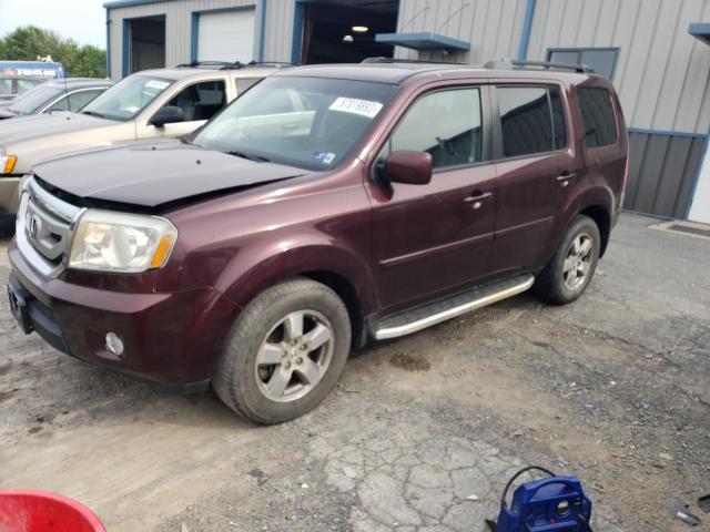 HONDA PILOT EX 2011 with VIN 5FNYF4H40BB007390 - Photo from auction