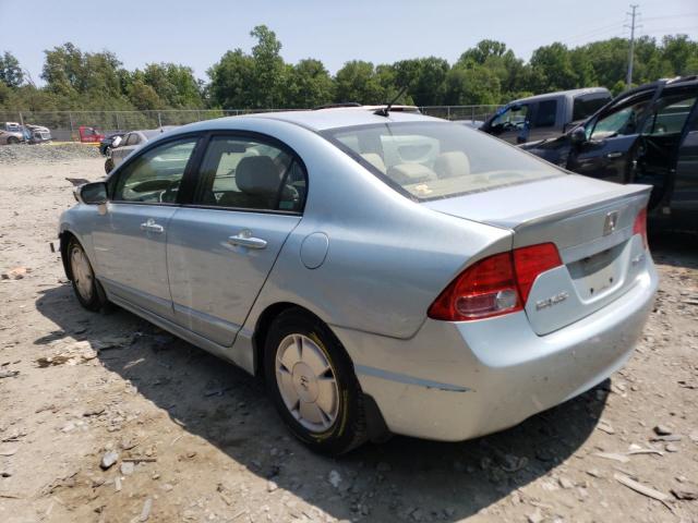 Photo 2 from auction – 2008 HONDA CIVIC HYBR with VIN JHMFA36248S012653
