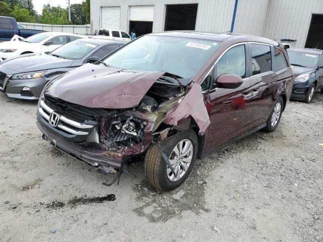 HONDA ODYSSEY EX 2014 with VIN 5FNRL5H66EB025739 - Photo from auction