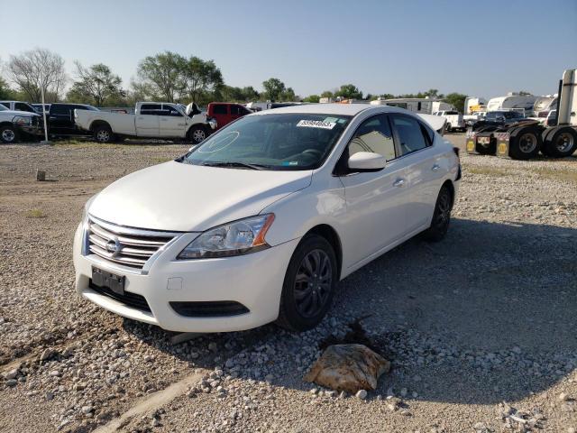 NISSAN SENTRA S 2014 with VIN 3N1AB7AP3EL646598 - Photo from auction