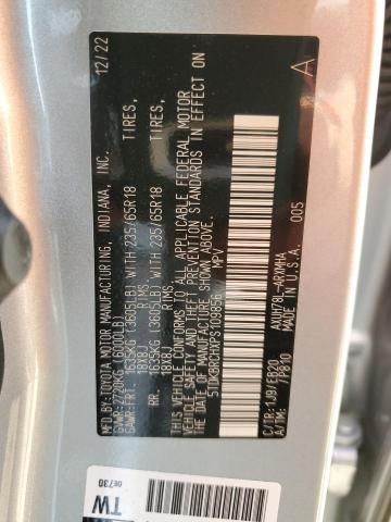 Снимка 14 от търг – 2023 TOYOTA HIGHLANDER с VIN 5TDKBRCHXPS109856
